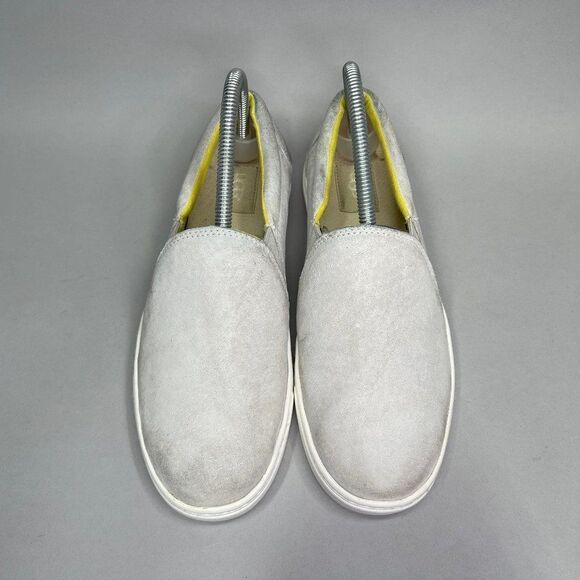 UGG Kitlyn Shoes Women's Size 8 Grey Suede Classic Slip On Loafers Sneakers - Picture 3 of 10
